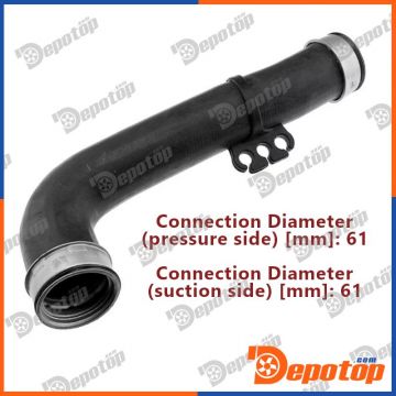 Gaine de suralimentation pour VW | 56724, 001-10-21567